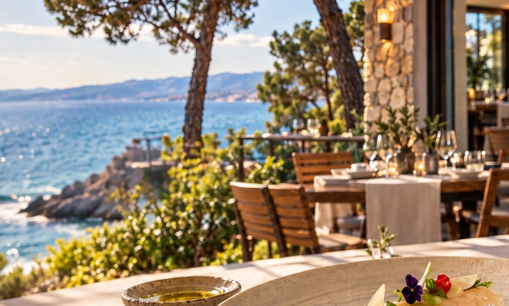 Dida terrace by the sea